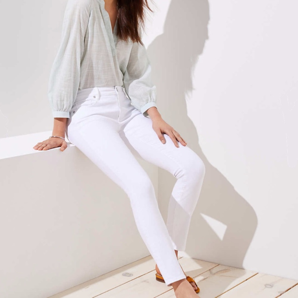 Loft Skinny Jeans Curvy Profile